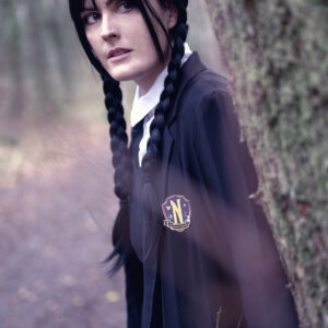 Perruque Mercredi Addams