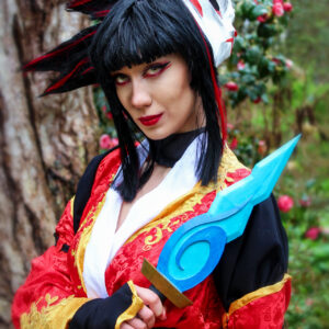 Perruque Akali Lune de Sang