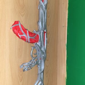 Vandal Gaia de Valorant Rouge et Argent